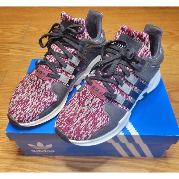 adidas | Shoes | Adidas Youth Eqt Support Adv Core Blackmaroon Ac802 Size  45 With Box | Poshmark